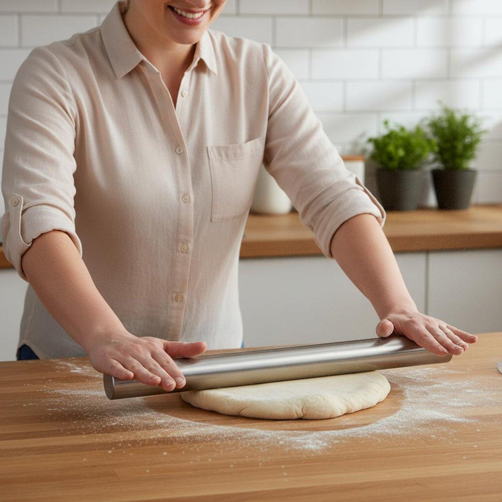 Rodillo de acero inoxidable pr - Kitchen Roller Baking reseña y precio